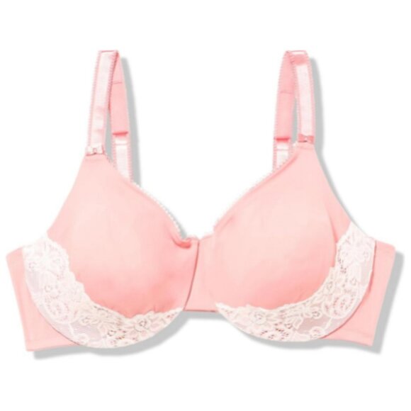 🩷🩷Olga Luxury Lift Underwire Bra 40C NWT Pink - Picture 4 of 7